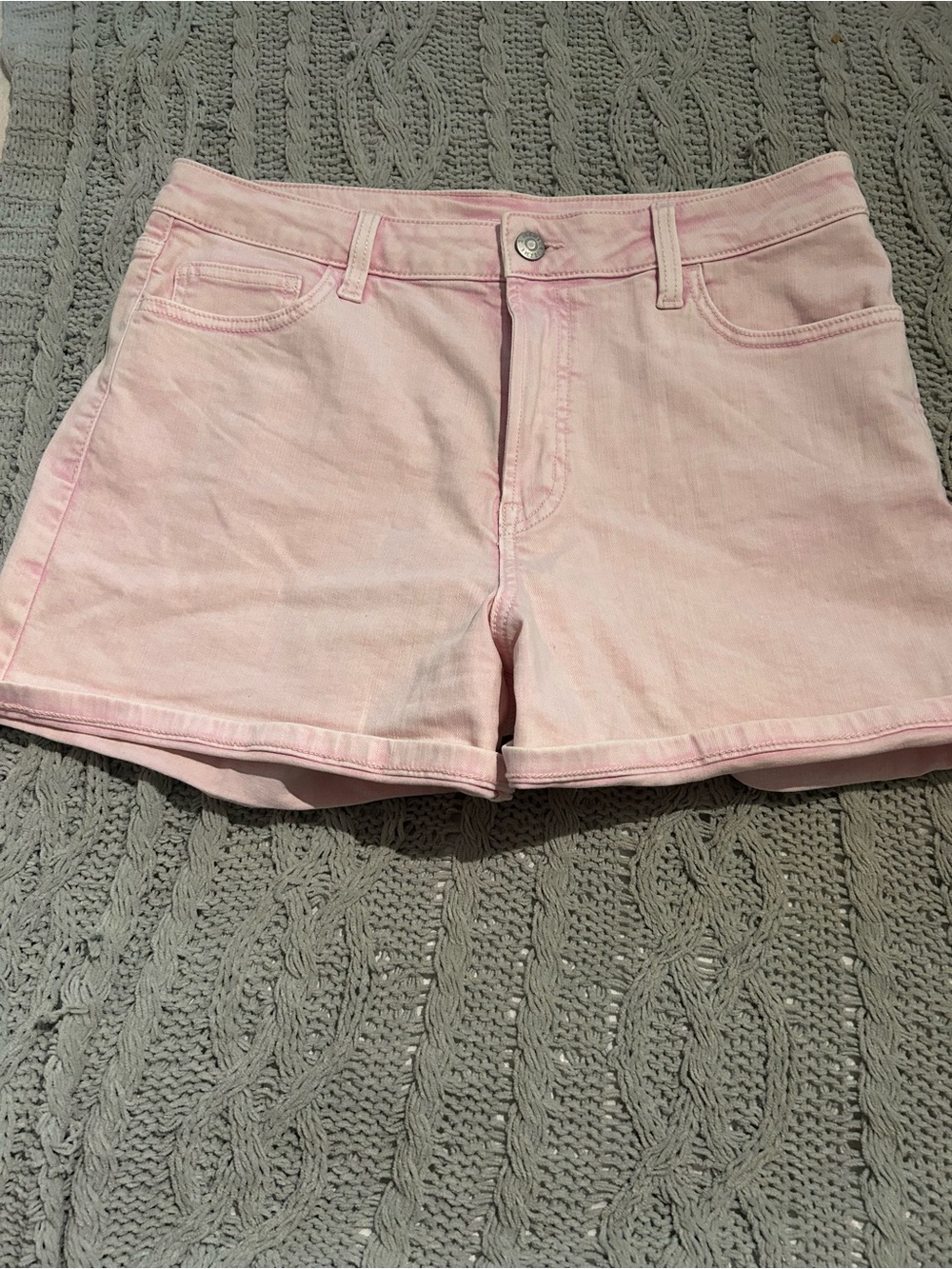 Reitmans Pastel Pink Denim Shorts